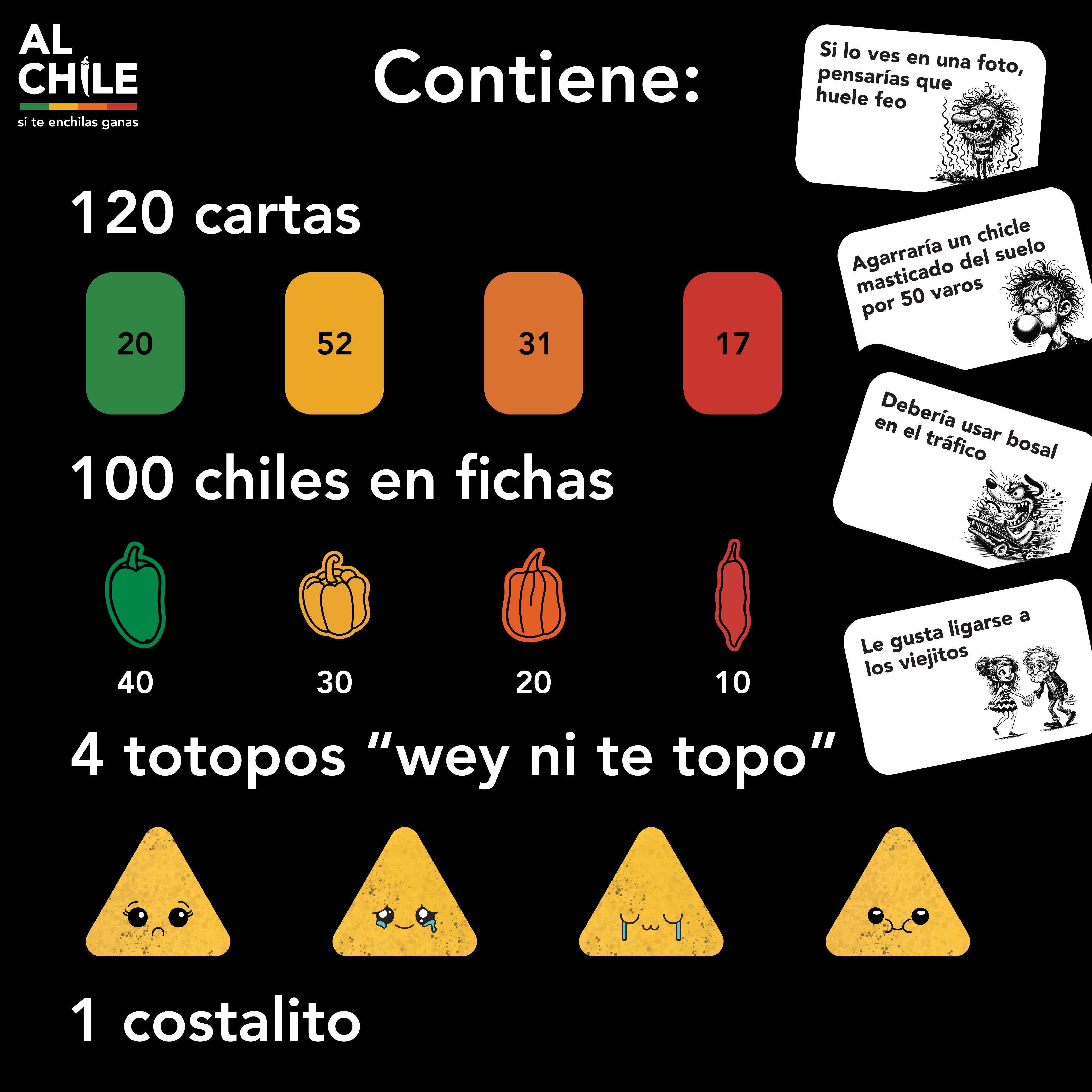 Juego de cheap cartas chileno